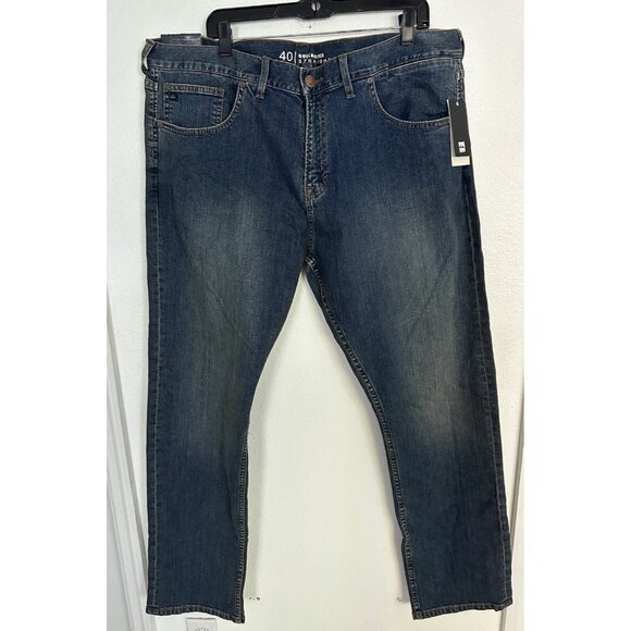 Quiksilver Men’s Jeans Revolver Straight Fit Size 40x32 New - Picture 2 of 16